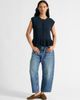 Albaray Albaray Peplum Knitted Button Tank Top - 2