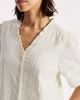 Albaray Albaray Pintuck Sleeve Button Through Top - 3