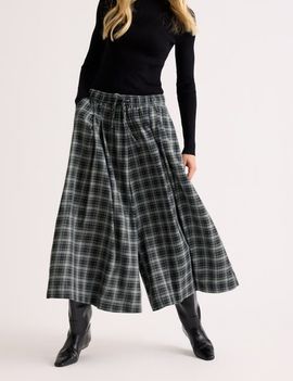 Albaray Albaray Plaid Check Culottes