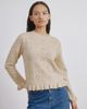Albaray Albaray Pointelle Ruffle Sweater - 1