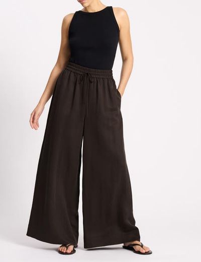 Albaray Albaray Relaxed Tencel Wide-Leg Trousers