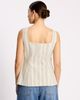 Albaray Albaray Square Neck Stripe Button Top - 5
