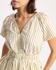 Albaray Albaray Stripe Cotton Bubble Hem Top - 3