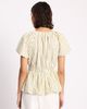 Albaray Albaray Stripe Cotton Bubble Hem Top - 5