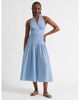 Albaray Albaray Stripe Halter Neck Midi Dress - 1