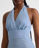 Albaray Albaray Stripe Halter Neck Midi Dress - 3