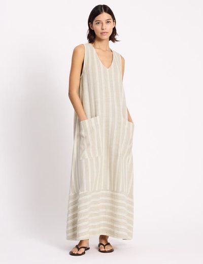 Albaray Albaray V-Neck Stripe Maxi Dress