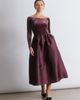 Albaray Albaray Velvet & Taffeta Bardot Dress - 1