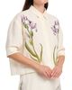 Alberta Ferretti Women's Floral Linen Blouse - 4