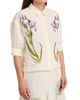 Alberta Ferretti Women's Floral Linen Blouse - 6