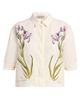 Alberta Ferretti Women's Floral Linen Blouse - 7