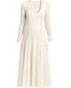Alberta Ferretti Women's Floral Wood-Blend Midi-Dress - 7