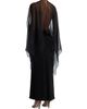 Alberta Ferretti Women's Georgette Cape Jersey Gown - 5