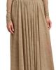 Alberta Ferretti Women's Pleated Midi-Skirt - 6