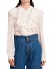 Alberta Ferretti Women's Ruffled Button-Front Blouse - 3