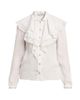 Alberta Ferretti Women's Ruffled Button-Front Blouse - 7