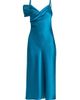 Alberta Ferretti Women's Satin One-Shoulder Gown - 7