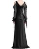 Alberta Ferretti Women's Silk Draped Cold-Shoulder Column Gown - 5
