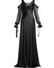Alberta Ferretti Women's Silk Draped Cold-Shoulder Column Gown - 7