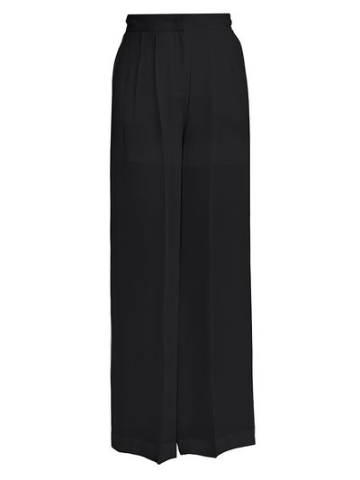 Alberta Ferretti Women's Silk Wide-Leg Trousers