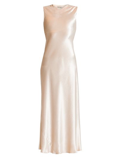 Alberta Ferretti Women's Velvet Bias-Cut Sleeveless Maxi Dress