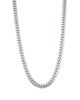 Alberto Amati Alberto Amati Sterling Silver Cuban Chain Necklace, 24 - 1