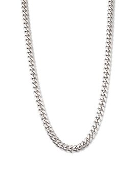 Alberto Amati Alberto Amati Sterling Silver Cuban Chain Necklace, 24