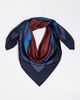 A.L.C. A. L.C. Albers Print Silk Scarf Black/Caramel Dotted One - 5