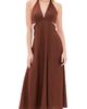 A.L.C. A. L.C. Evelena Linen Maxi Dress Brunette - 1