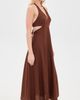 A.L.C. A. L.C. Evelena Linen Maxi Dress Brunette - 4