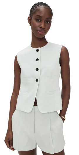 A.L.C. A. L.C. Georgie Vest Pale Mint