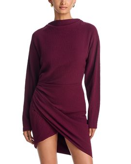 A.l.c. A. l.c. Ivana Draped Long Sleeve Mini Dress