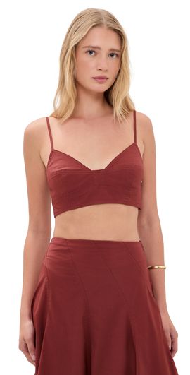 A.L.C. A. L.C. Joan Bra Top Apple Butter