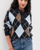 A.L.C. A. L.C. Lennon Sweater Sky Blue Combo - 2