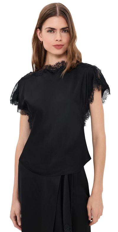 A.L.C. A. L.C. Luna Top Black/Black