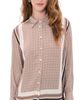 A.L.C. A. L.C. Maisie Top Black/Caramel Dotted - 1