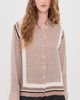 A.L.C. A. L.C. Maisie Top Black/Caramel Dotted - 2