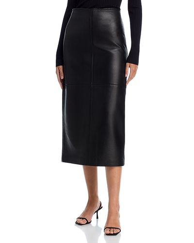 A.l.c. A. l.c. Marta Leather Midi Skirt