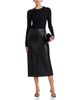 A.l.c. A. l.c. Marta Leather Midi Skirt - 2