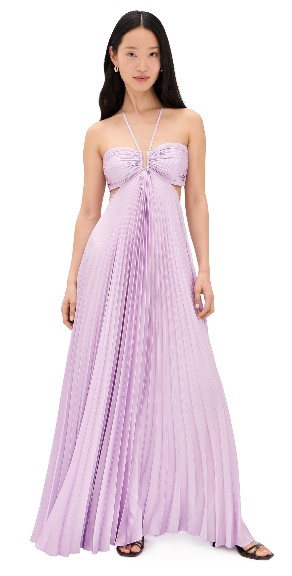 alc ltd moira matte pleated dress ALC Moira Matte Pleated Dress by ALC