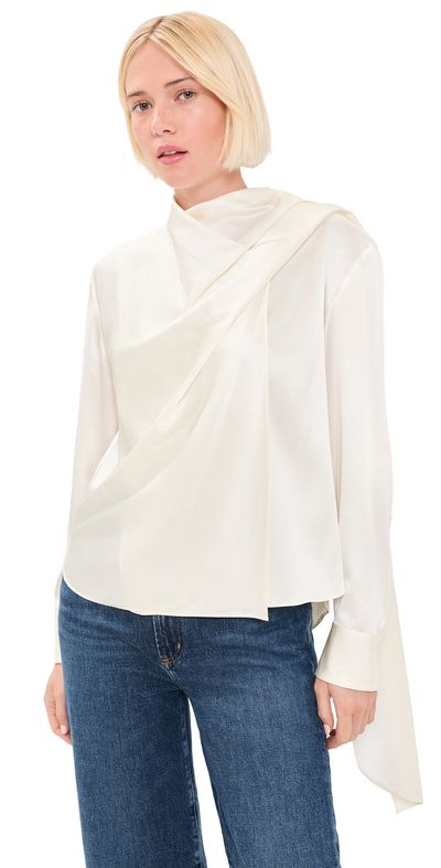 A.L.C. A. L.C. Nadine Top Off White