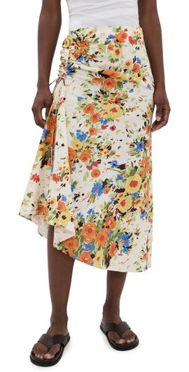A.L.C. A. L.C. Naomi Skirt Butter/Poppy Multi