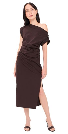 A.L.C. A. L.C. Nara Midi Dress Ganache