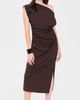 A.L.C. A. L.C. Nara Midi Dress Ganache - 2
