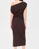 A.L.C. A. L.C. Nara Midi Dress Ganache - 3