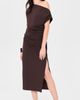 A.L.C. A. L.C. Nara Midi Dress Ganache - 5
