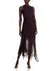 A.l.c. A. l.c. Renata Silk Lace Trim Midi Dress - 1