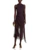 A.l.c. A. l.c. Renata Silk Lace Trim Midi Dress - 2