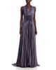 A.l.c. A. l.c. Sabine Pleated Halter Gown - 1