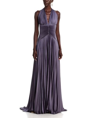 A.l.c. A. l.c. Sabine Pleated Halter Gown